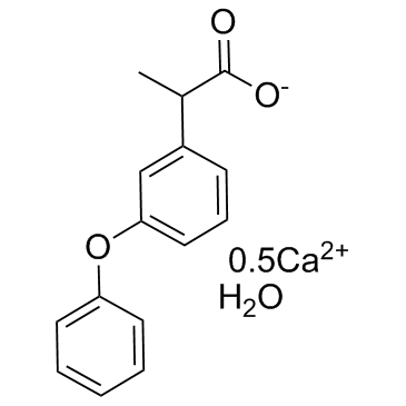 Fenoprofen Calcium hydrate结构式