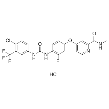 Regorafenib Hydrochloride结构式