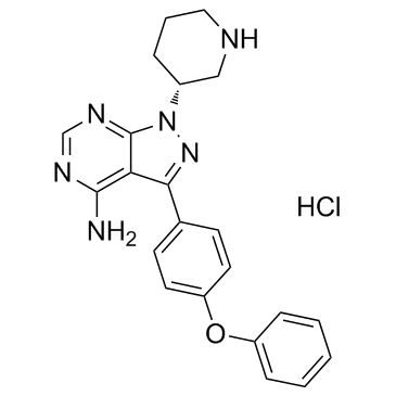 Btk inhibitor 1 R enantiomer hydrochloride结构式