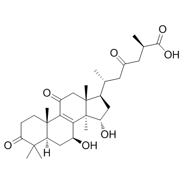 Ganoderic acid A结构式