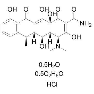 Doxycycline hyclate结构式