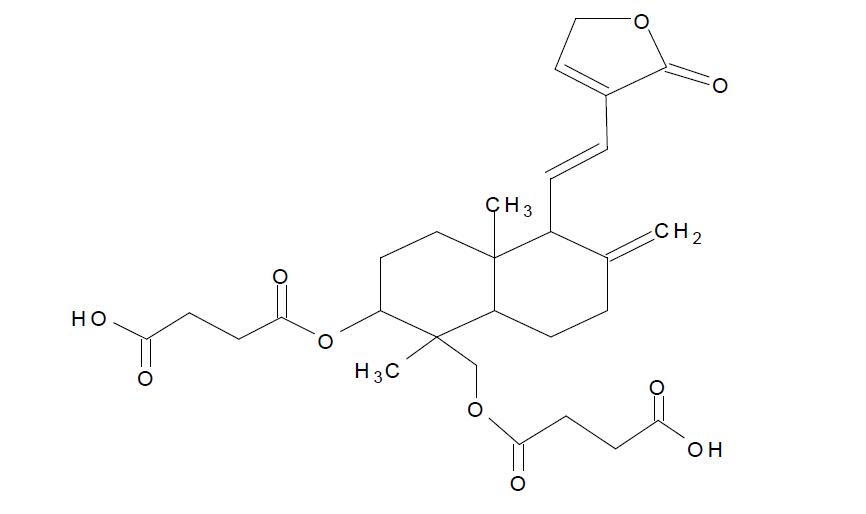 脱水穿心莲内酯琥珀酸半酯