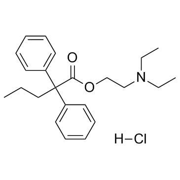 Proadifen hydrochloride结构式