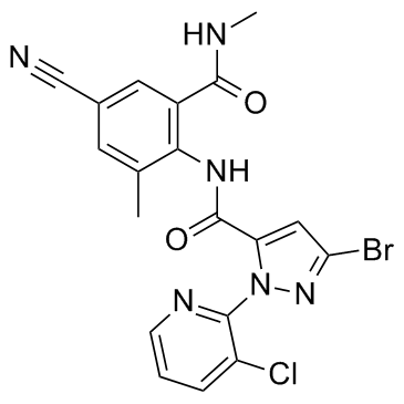 Cyantraniliprole结构式