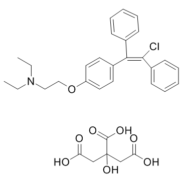 Clomiphene citrate结构式
