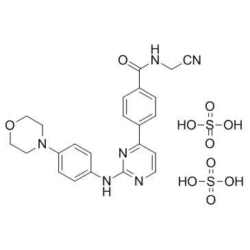 CYT387 sulfate salt结构式