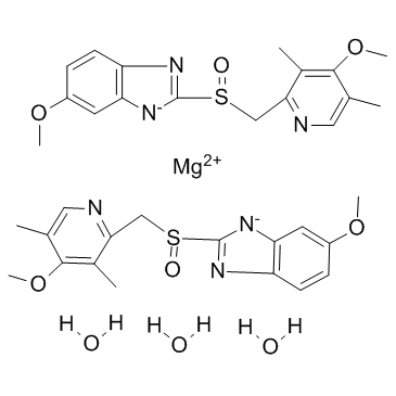 Esomeprazole Magnesium trihydrate结构式
