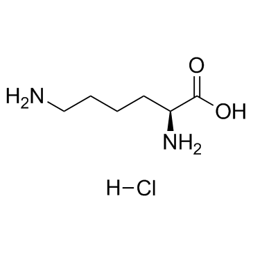 L-Lysine hydrochloride结构式