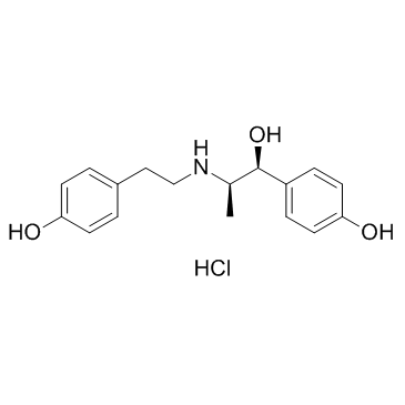 Ritodrine hydrochloride结构式