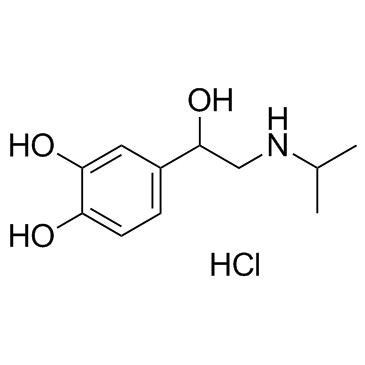 Isoprenaline hydrochloride结构式