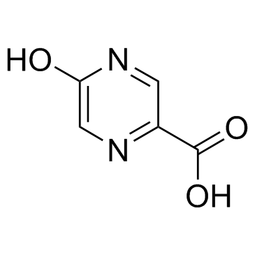 5-hydroxypyrazine-2-carboxylic acid结构式