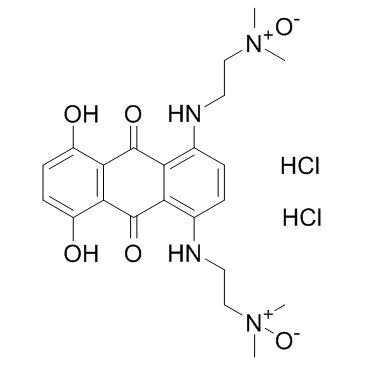Banoxantrone dihydrochloride结构式