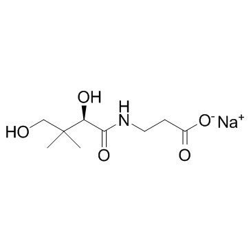 D-Pantothenic acid sodium结构式