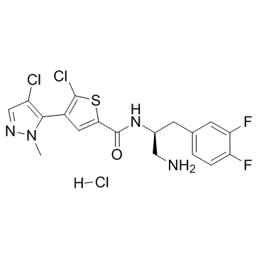 GSK2110183 hydrochloride结构式