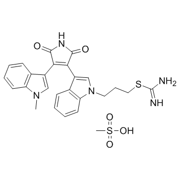 Ro 31-8220 mesylate结构式