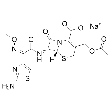 Cefotaxime sodium salt结构式