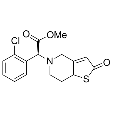 Clopidogrel thiolactone结构式