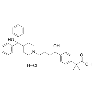 Fexofenadine hydrochloride结构式
