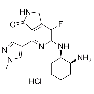 TAK-659 hydrochloride结构式