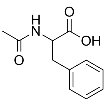 N-Acetyl-DL-phenylalanine结构式