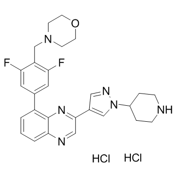 NVP-BSK805 dihydrochloride结构式
