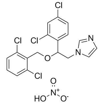 Isoconazole nitrate结构式