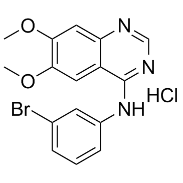 PD153035 Hydrochloride结构式
