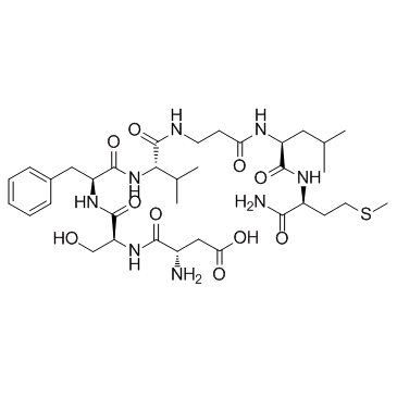 [bAla8]-Neurokinin A(4-10)结构式