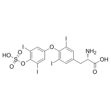 Thyroxine sulfate结构式