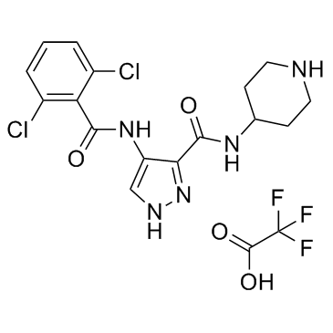 AT7519 trifluoroacetate结构式
