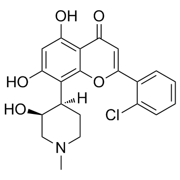 Flavopiridol结构式