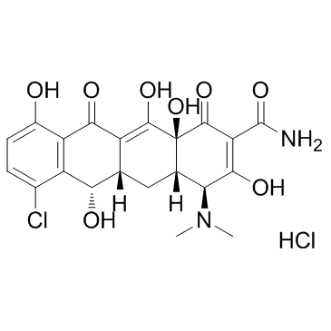 Demeclocycline hydrochloride结构式