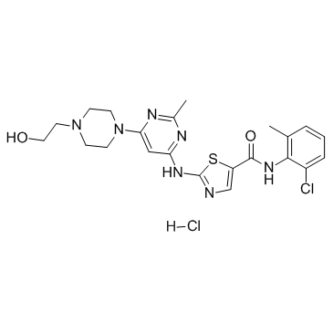 Dasatinib hydrochloride结构式