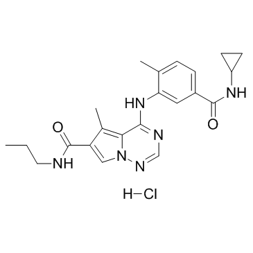 BMS-582949 hydrochloride结构式