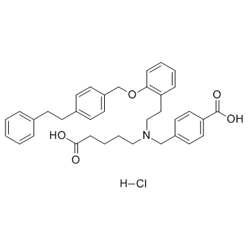 Cinaciguat hydrochloride结构式