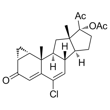 Cyproterone acetate结构式