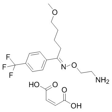 Fluvoxamine maleate结构式