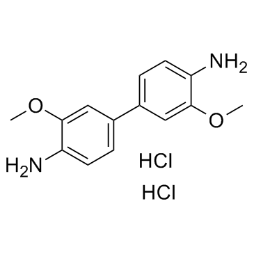 o-Dianisidine dihydrochloride结构式