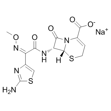 Ceftizoxime sodium结构式