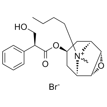 Scopolamine butylbromide结构式