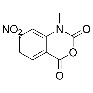 1-Methyl-7-nitroisatoic anhydride结构式