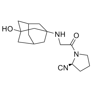 Vildagliptin结构式