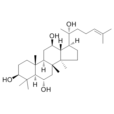 Protopanaxatriol结构式