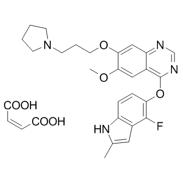 Cediranib maleate结构式