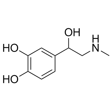DL-Epinephrine结构式