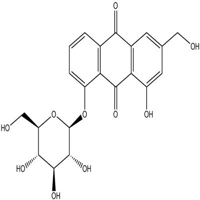 芦荟大黄素-8-O-β-D-葡萄糖苷33037-46-6