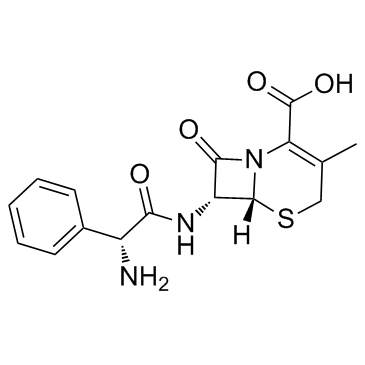 Cephalexin结构式