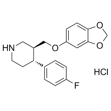 Paroxetine hydrochloride结构式