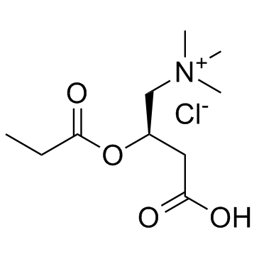 Levocarnitine propionate hydrochloride结构式