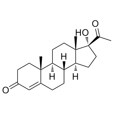 17-Hydroxyprogesterone结构式